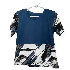 Satva 100% Organic Cotton T-Shirt Toddler 4T Casual Short Sleeve Boys Shirt NWT